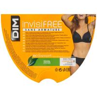 Sujetador mujer sin aro y relleno, negro DIM, talla 90B