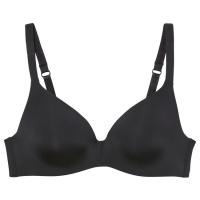 Sujetador mujer sin aro y relleno, negro DIM, talla 90B