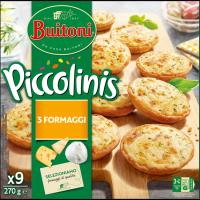 Piccolinis de 3 quesos BUITONI, caja 270 g