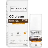 CC cream SPF50+ tono medio BELLA AURORA, dosificador 30 ml