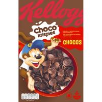 KELLOGG'S CHOCO KRISPIES CHOCOS txokolatezko zerealak, kutxa 450 g