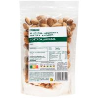 Almendra con cáscara tostada aguasal, bolsa 200 g