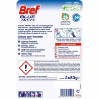 Limpiador duplo active Blue Floral WC BREF, pack 2x50 g