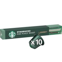Café Pike Place compatible Nespresso STARBUCKS, caja 10 uds
