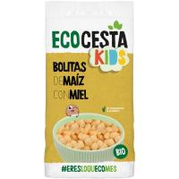 Bolitas de maíz con miel bio ECOCESTA, bolsa 400 g