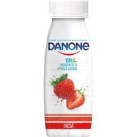 Yogur líquido de fresa DANONE, botella 245 g