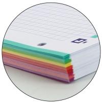 Cuaderno de espiral A4 Black N'Colors 8, cuadrícula 5x5, microperforado, tapa de plástico ¿Cuál te llegará? 400109042 OXFORD, 160 hojas
