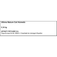 Alimento húmedo atún&pescado gato ULTIMA NATURE, paquete 340 g