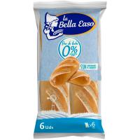 Pan de leche 0% BELLA EASO, paquete 210 g