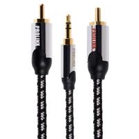 Cable de audio Jack 3.5mm (M) a 2 RCAs (M) MJ4-A PROLINX, 1 m