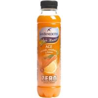 Agua mineral con zumo de naranja S. BENEDETTO, botellín 40 cl