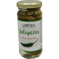 Jalapeños enteros SAWOR`S, frasco 245 g