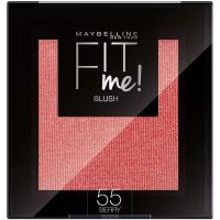 Colorete mate Fit Me tono 55 Berry  MAYBELLINE, pack 1 ud.