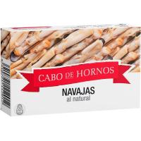 Navajas al natural CABO DE HORNOS, lata 111 g