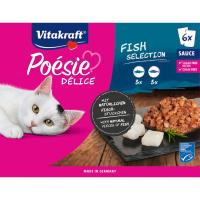 Alimento con abadejo para gato POESIE, pack 6x85 g