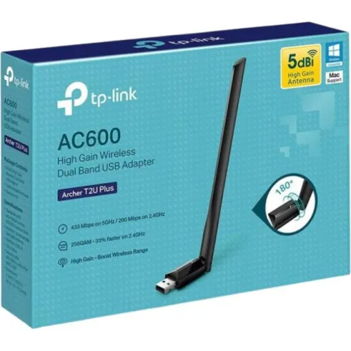 Adaptador WiFi USB TP-Link Archer T2U Plus TP-LINK