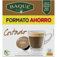 Café cortado compatible Dolce Gusto BAQUÉ, caja 26 uds