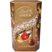 Bombón surtido LINDT CORNET LINDOR, caja 600 g