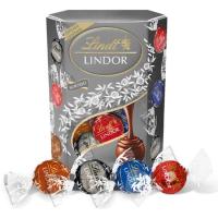 LINDT CORENT LINDOR Silver bonboien sorta, kutxa 200 g