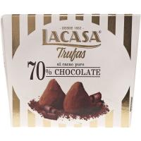 LA CASA % 70 kakao puruko trufak, kutxa 150 g