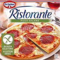Pizza Ristorante sin gluten de salami DR.OETKER, caja 315 g