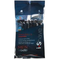 Maquinilla desechable afeitar 2 hojas MEN by belle, pack 6 uds.