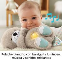 Peluche musical Nutria hora de dormir, edad: 0-3 años pilas incluidas FISHER PRICE