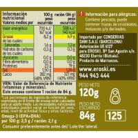 Sardina en aceite de oliva 3/5 piezas EROSKI, lata 115 g
