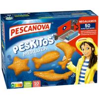 Peskitos de merluza empanada PESCANOVA, caja 400 g