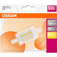 OSRAM R7S led bonbilla lineala, 11,5W, 78 mm, 2700k (argi beroa), 1 ale