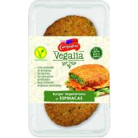 Burger vegetariana de espinacas VEGALIA, bandeja 160 g