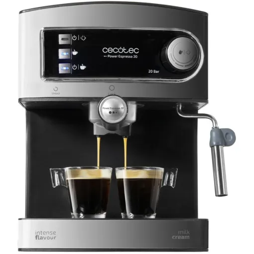 Cafetera espresso 20 bares 850W 1,5 L, Power Espresso 20 CECOTEC