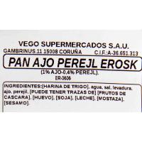 Pan 1% de ajo-0,4% de perejil EROSKI, 1 ud., 70 g