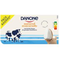 Yogur natural azucarado DANONE, pack 8x120 g