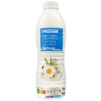 EROSKI jogurt likido naturala, botila 1 litro
