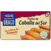 Caballa del sur con tomate UBAGO, lata 85 g