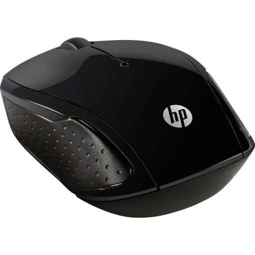 Ratón óptico inalámbrico negro 1300 DPI, 220 HP