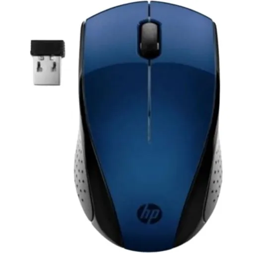 Ratón óptico inalámbrico azul, 1600 dpi, 220 HP