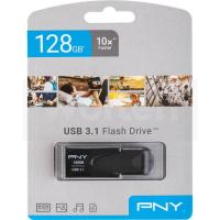 Pendrive negro USB 3.1 de 128 GB Attache 4 PNY