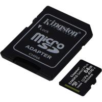 KINGSTON SDCS2 64 GB CLASS 10 mikroSD txartela egokigailuarekin
