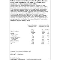 OREO txokolatez estalitako bonboi izozkia, 4 ale, kutxa 204 g