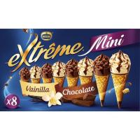 Mini cono surtido EXTREME, caja 312 g
