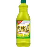 Lejía limón ESTRELLA, botella 1,35 litros