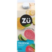 Néctar tropical sin azúcar añadido ZÜ, brik 1,75 litros
