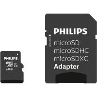 Tarjeta de memoria Philips Micro SDXC, clase 10 de 64 Gb