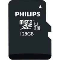 Tarjeta MicroSD con adaptador, 128GB Class 10 MicroSDXC PHILIPS