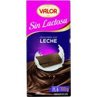 Chocolate con leche sin lactosa VALOR, tableta 100 g