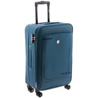 EVA maleta ertaina, petrolio kolorea, 4 gurpil, luzagarria, 43x67x24 cm