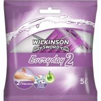 Maquinilla desechable everiday 2 WILKINSON, pack 5 uds.