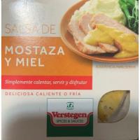 Microsalsa de mostaza y miel VERSTEGEN, tarrina 80 ml